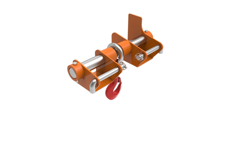Carregue imagem no visualizador da galeriaHeavy-Duty Crane Hook for JCB Telehandler, 4 Tonne SWL, Quick Hitch Compatible
