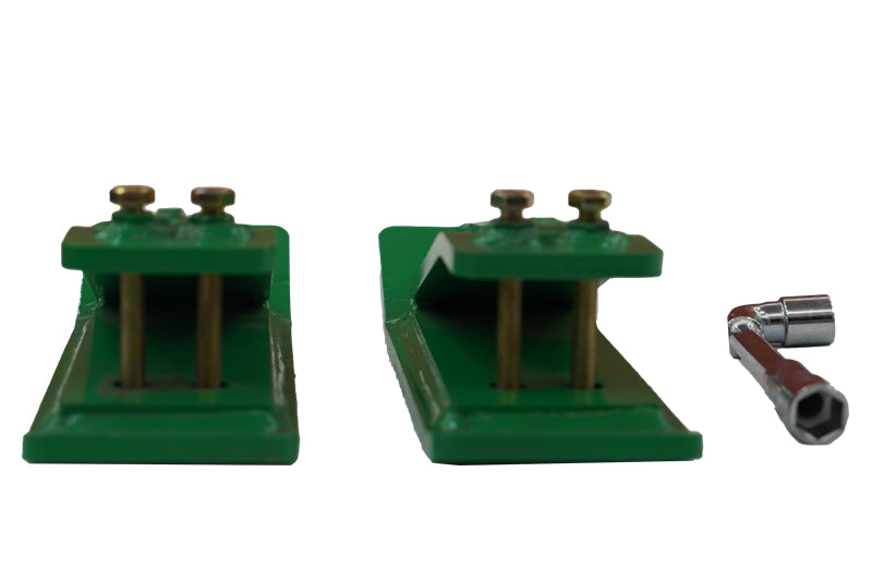 Load image into Gallery viewer, Tractor Bucket Skid Protector, No-Drill Clamp-On Loader Bucket Edge Guard for Lawn Turf and Snow Removal

