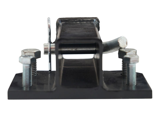 Clamp On Bucket Hitch Receiver 2 Inch, No Drill Trailer Hitch for Loader Bucket