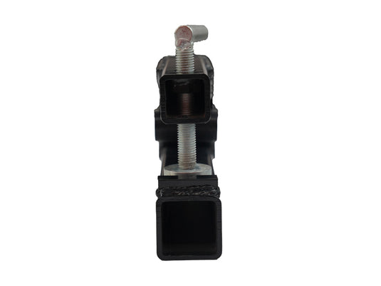 Clamp On Bucket Hitch Receiver, 2 Inch Receiver Adapter for Tractor Loader Bucket, No Drill, Fits Bucket Lip Up to 2 Inch