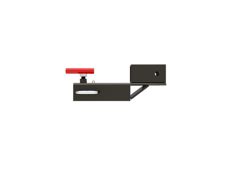 Load image into Gallery viewer, Clamp On Forklift Hitch Receiver, 2 Inch Heavy Duty Steel Adapter for Forklift Tines, No Drill, Fits Standard Hitch Inserts

