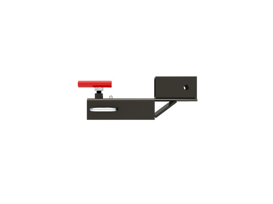 Clamp On Forklift Hitch Receiver, 2 Inch Heavy Duty Steel Adapter for Forklift Tines, No Drill, Fits Standard Hitch Inserts