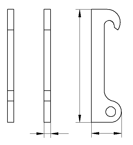 Loader Bracket W-GEM938