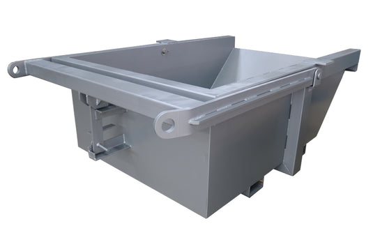 Heavy Duty Steel Skip Bin 1.5m³ & 3m³ – Crane & Forklift Bulk Waste Bin 3T/5T SWL