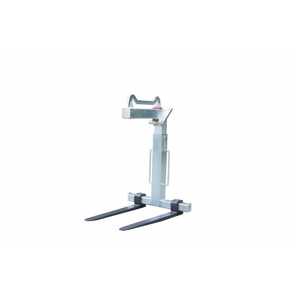 Load image into Gallery viewer, Heavy Duty Pallet Fork Hook – 2000kg Adjustable Height &amp; Fork Spacing, Crane Lifting Attachment

