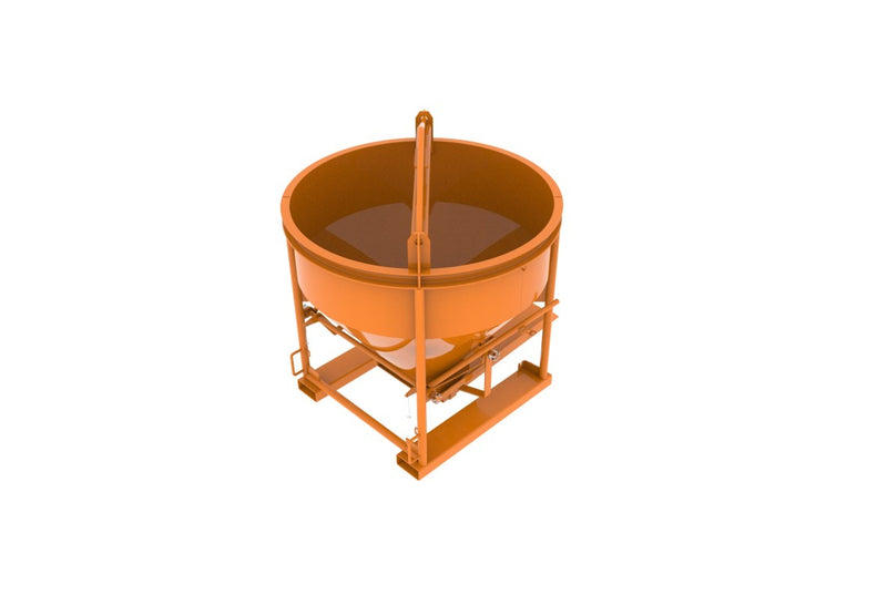 Carregue imagem no visualizador da galeriaConcrete Kibble Bucket  Tower Crane Bottom &amp; Side Discharge, 1.0–1.5m³
