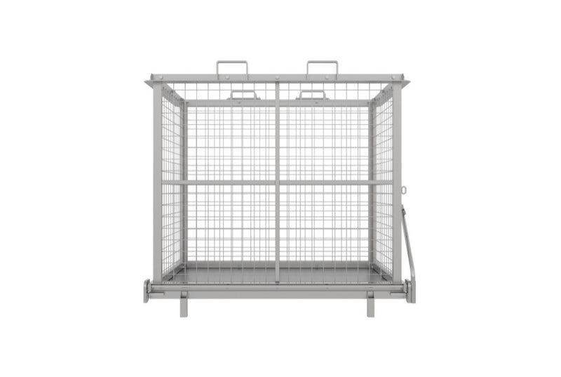 Load image into Gallery viewer, Drop Bottom Skip Bin 1.5m³ – Mesh Sides, Crane &amp; Forklift  1000kg SWL
