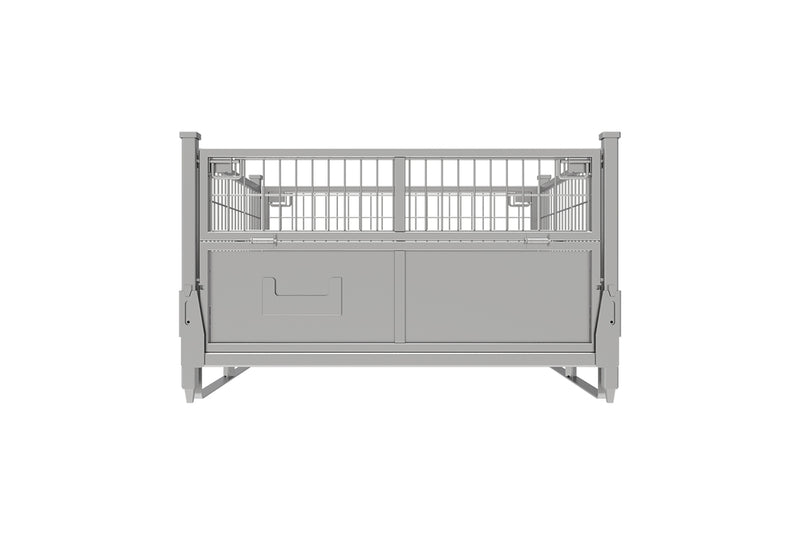 Chargez l'image dans la visionneuse de la galerie, Steel Storage Cage for Pallet Racking – Stackable, Removable Gates  1000kg
