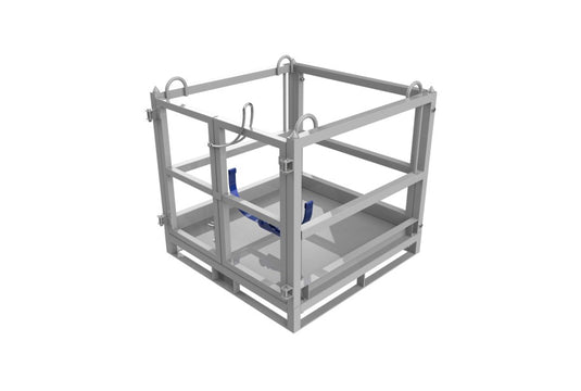 Gas Cylinder Cage with 4-Point Crane Lugs & Forklift Pockets – 1000kg SWL