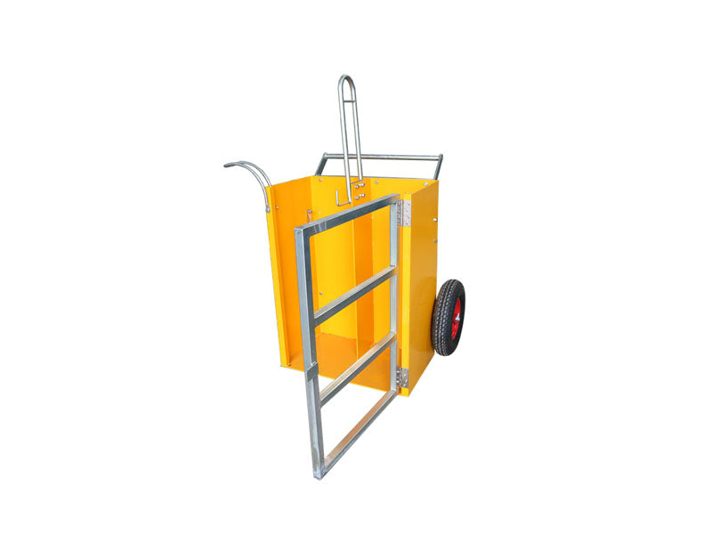 Indlæs billede i Gallery Viewer, Twin Gas Cylinder Cage 250kg – Crane &amp; Forklift Liftable Oxygen Acetylene Bottle Cage
