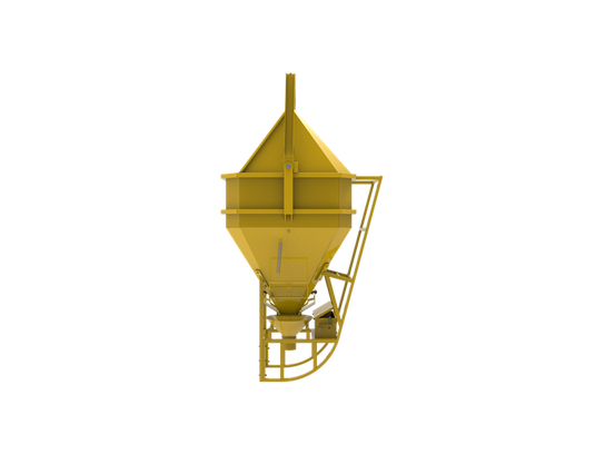 Laydown Square Concrete Bucket Construction Equipment with Hydraulic Power Unit