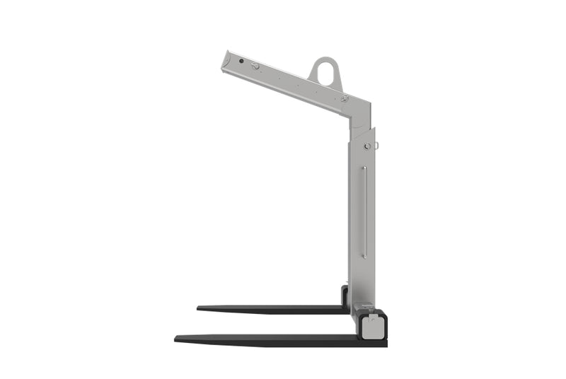 Load image into Gallery viewer, Self-Levelling Crane Pallet Forks  5-Position Adjustable Tine, 1T &amp; 2T SWL
