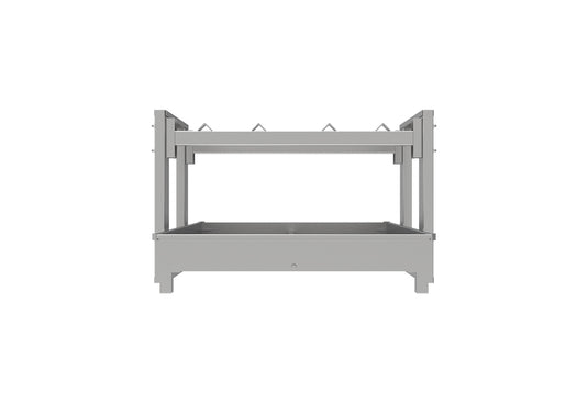 Heavy Duty Drum Storage Rack with Spill Containment Tray – 2 or 3 Drum Industrial