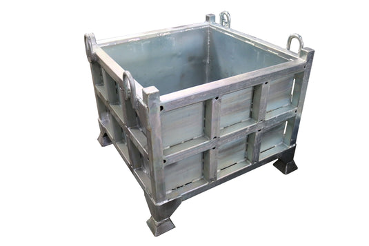 Stackable Steel Storage Box for Forklift & Crane  Heavy Parts & Workshop Tools, 0.16–0.58m³