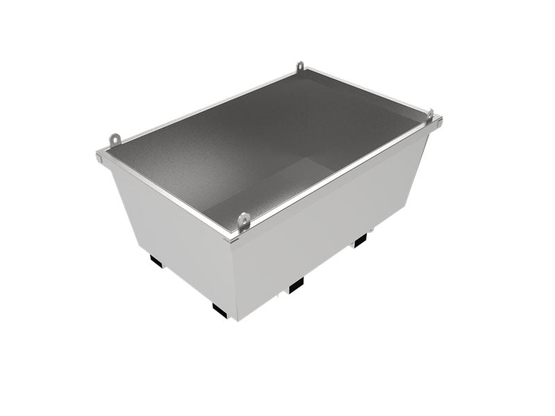 Indlæs billede i Gallery Viewer, Stackable Crane Bin with 4-Way Fork Pockets  Hot Dip Galvanised Waste Skip, 0.85–2.5m³
