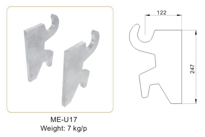 Indlæs billede i Gallery Viewer, Excavator Weld-On Hitch Bracket  John Deere &amp; Kubota  Bucket Attachment Conversion
