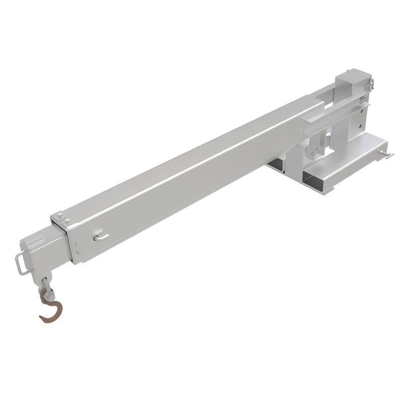 Laden Sie das Bild in Galerie -Viewer, Adjustable Hoist Pivoting Forklift Jib Boom Crane 6000lb Lift Capacity
