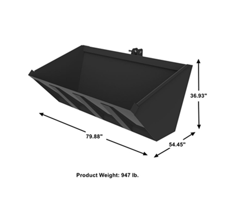 3-Point Hydraulic Tipping Bucket