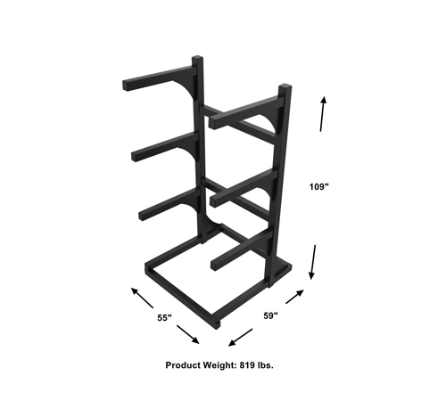 Bucket Rack For Skid Steer And Tractor