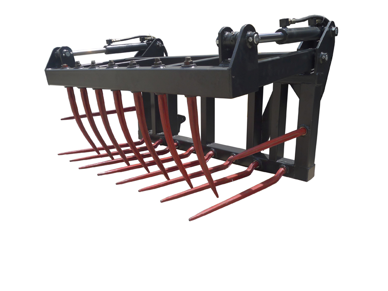 Agricultural Hydraulic Power Silage Grab — Front Farm Tractor