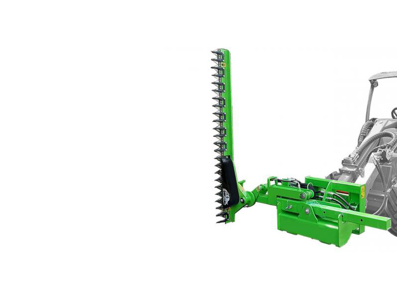 Skid Steer Sickle Bar Hedge Trimmer Swivel Trim Hedgecutter