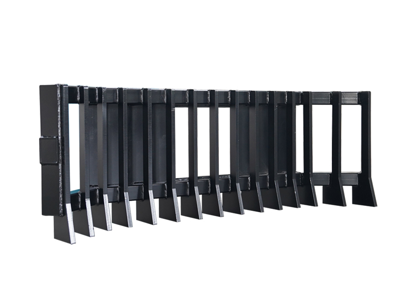 The Heavy Duty Skid Steer Push Stick Rake—Your Partner for Efficient Land Clearing