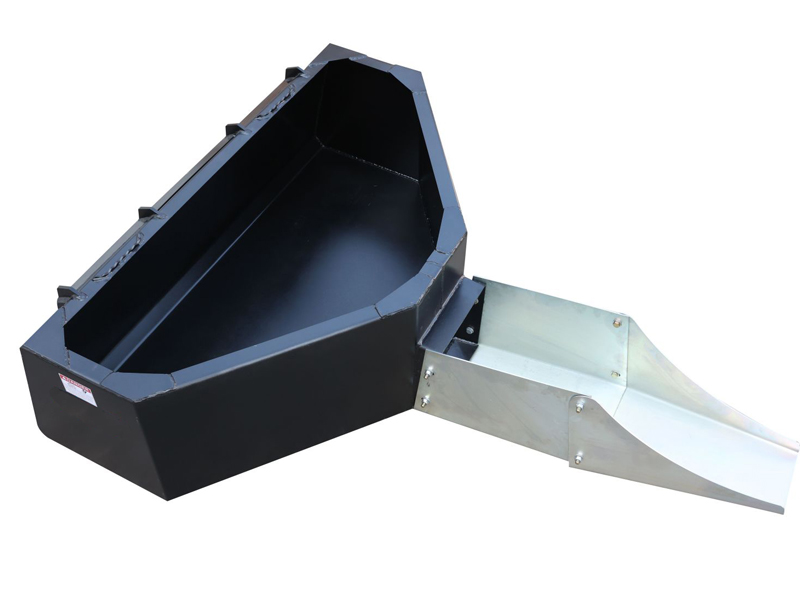 Skid Steer Mud Hopper Concrete Bucket 