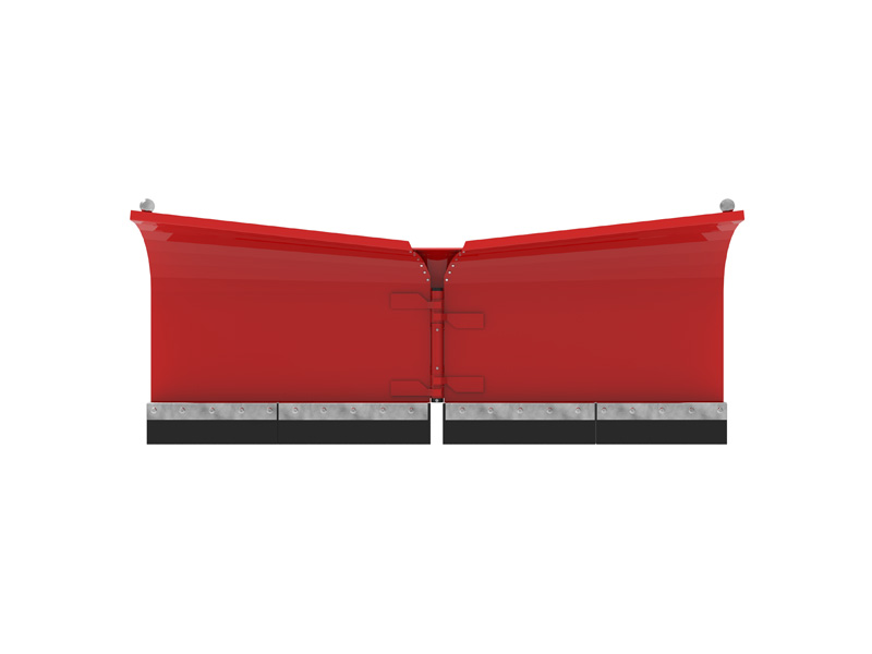 A versatile snow plough with V shaped Remove Blade for Front Loader