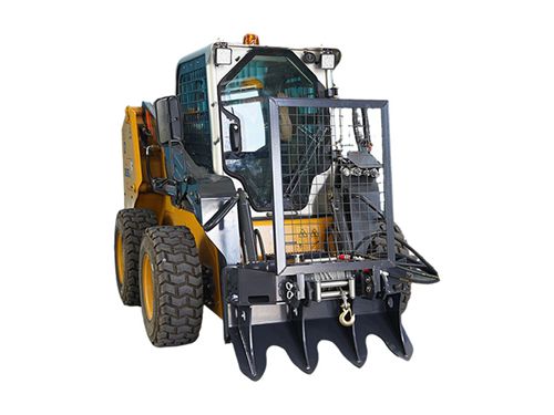 Skid Steer Hydraulic Logging Winch – The Ultimate Heavy-Duty Pulling Solution