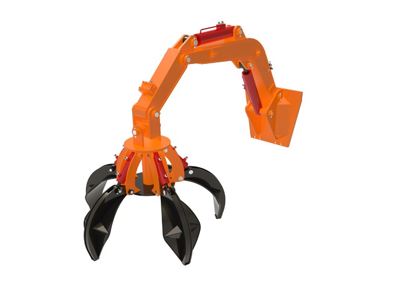 Forklift Movable Leather Grab Attachment F-DBPGJ3A40-750-5