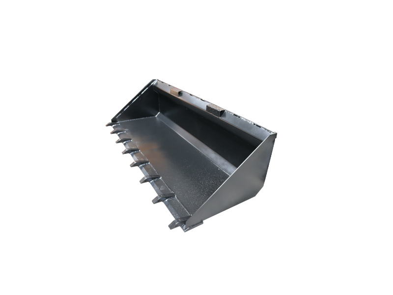 Heavy Duty High Capacity Tooth Bucket Skid Steer Loader Quick Attach